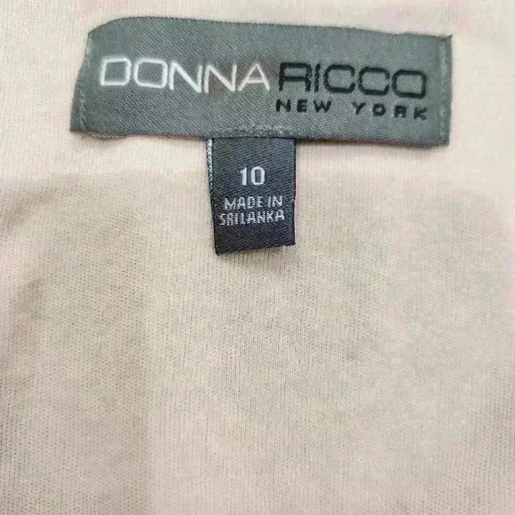 DONNA RICCO Multi Color/Nude Maxi Gown Dress, Women's 10 - Picture 9 of 14